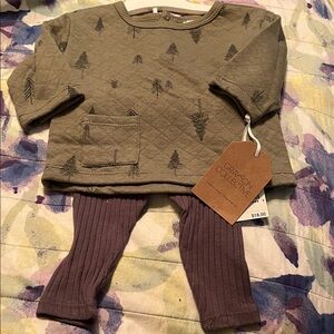 Grayson Collective Olive Newborn Matching Set